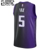 Dres Sacramento Kings De Aaron Fox Jordan 2023-24 Statement Edition Ljubičasta Swingman - Dječji